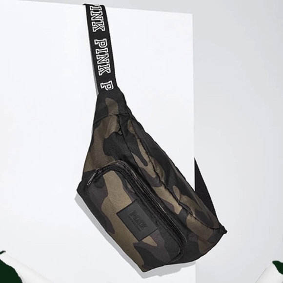 pink camo fanny pack